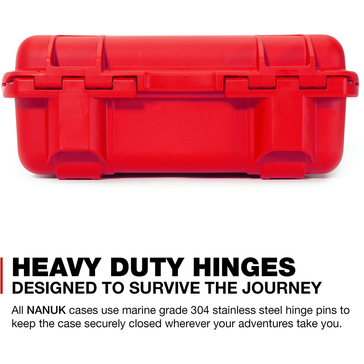 Estuche Rígido Nanuk 920 (Rojo, 16L) - puertos y conexiones