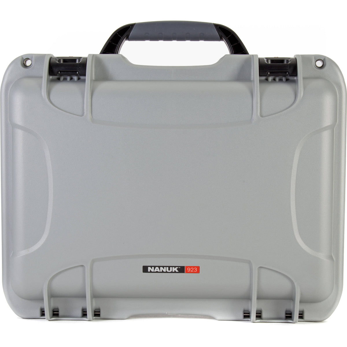 Estuche Rígido Nanuk 923 Pro Photo Kit (Plateado, 16.7L) - vista frontal
