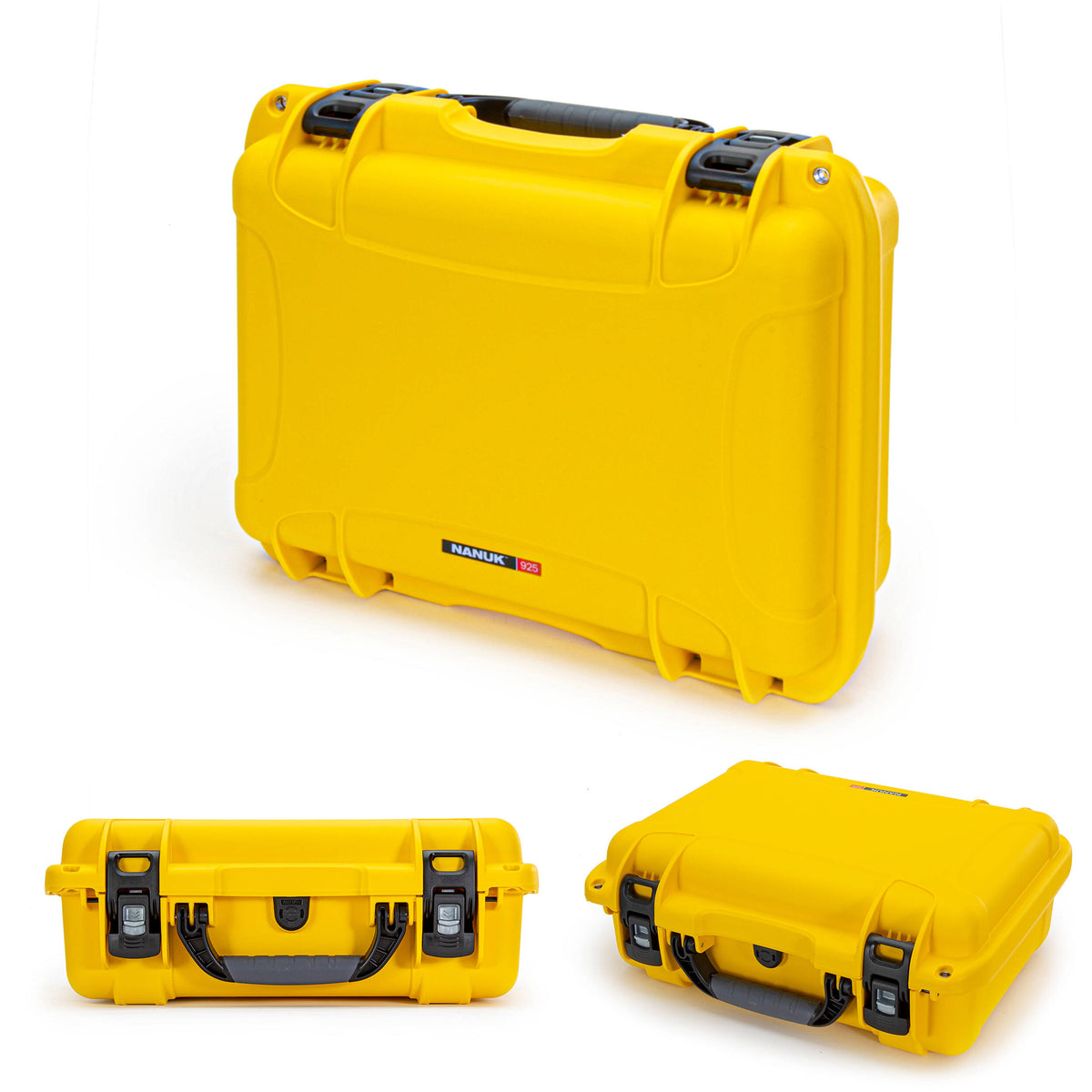Estuche Rígido Nanuk 925 con espuma Interior (Amarillo, 21L) - vista trasera