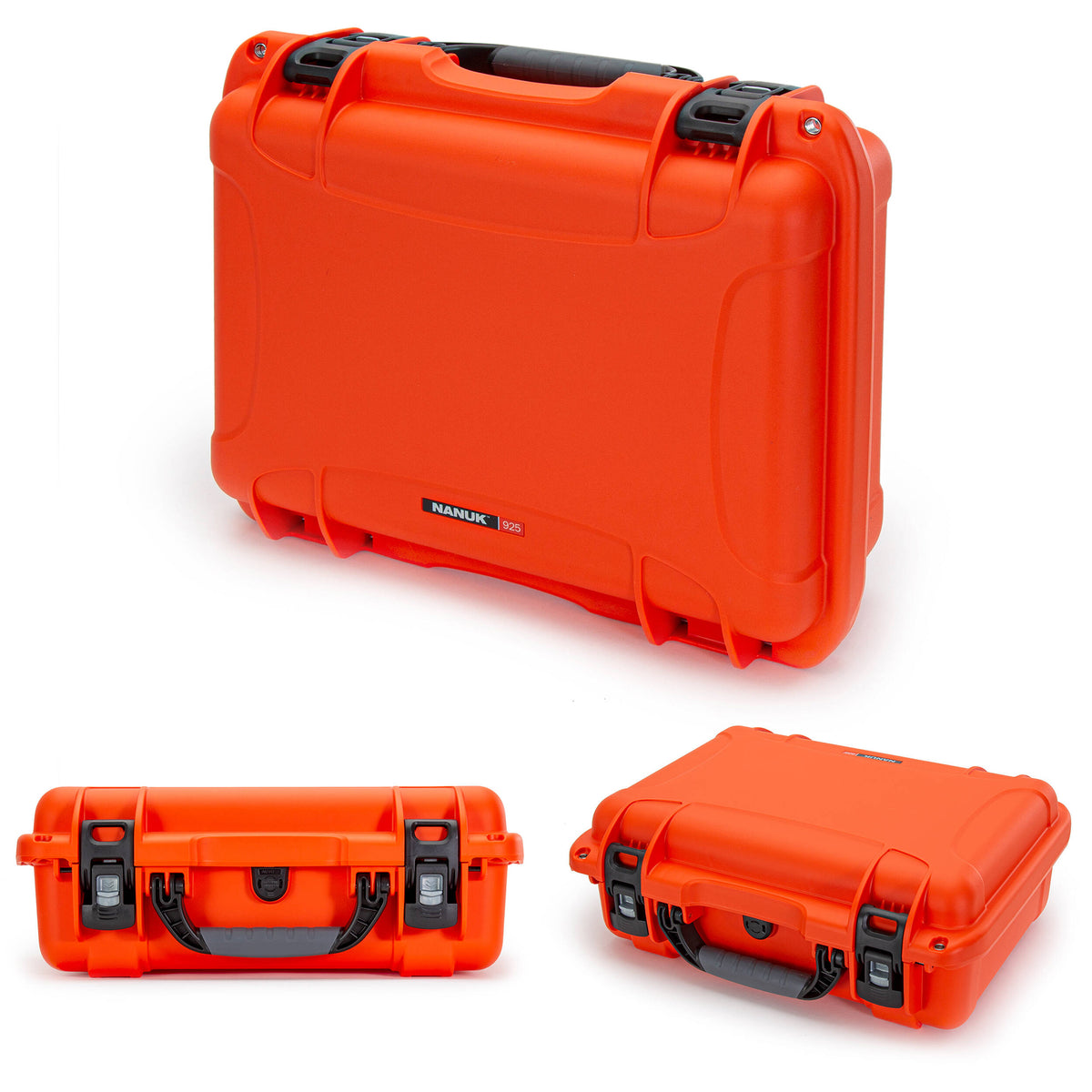 Estuche Rígido Nanuk 925 con espuma Interior (Naranja, 21L) - vista trasera