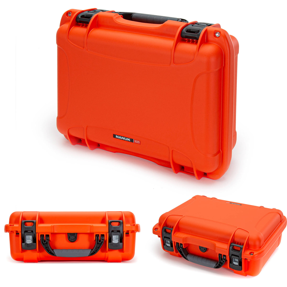 Estuche Rígido Nanuk 925 con Pro Photo Kit (Naranja, 21L) - vista trasera