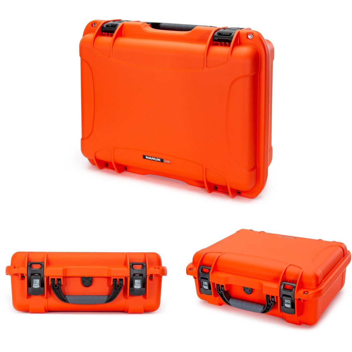 Estuche Rígido Nanuk 930 con espuma (Naranja) - vista trasera