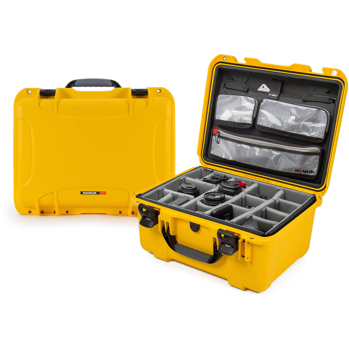Estuche Rígido Nanuk 933 Pro Photo Kit (Amarillo, 36.4L) - vista principal