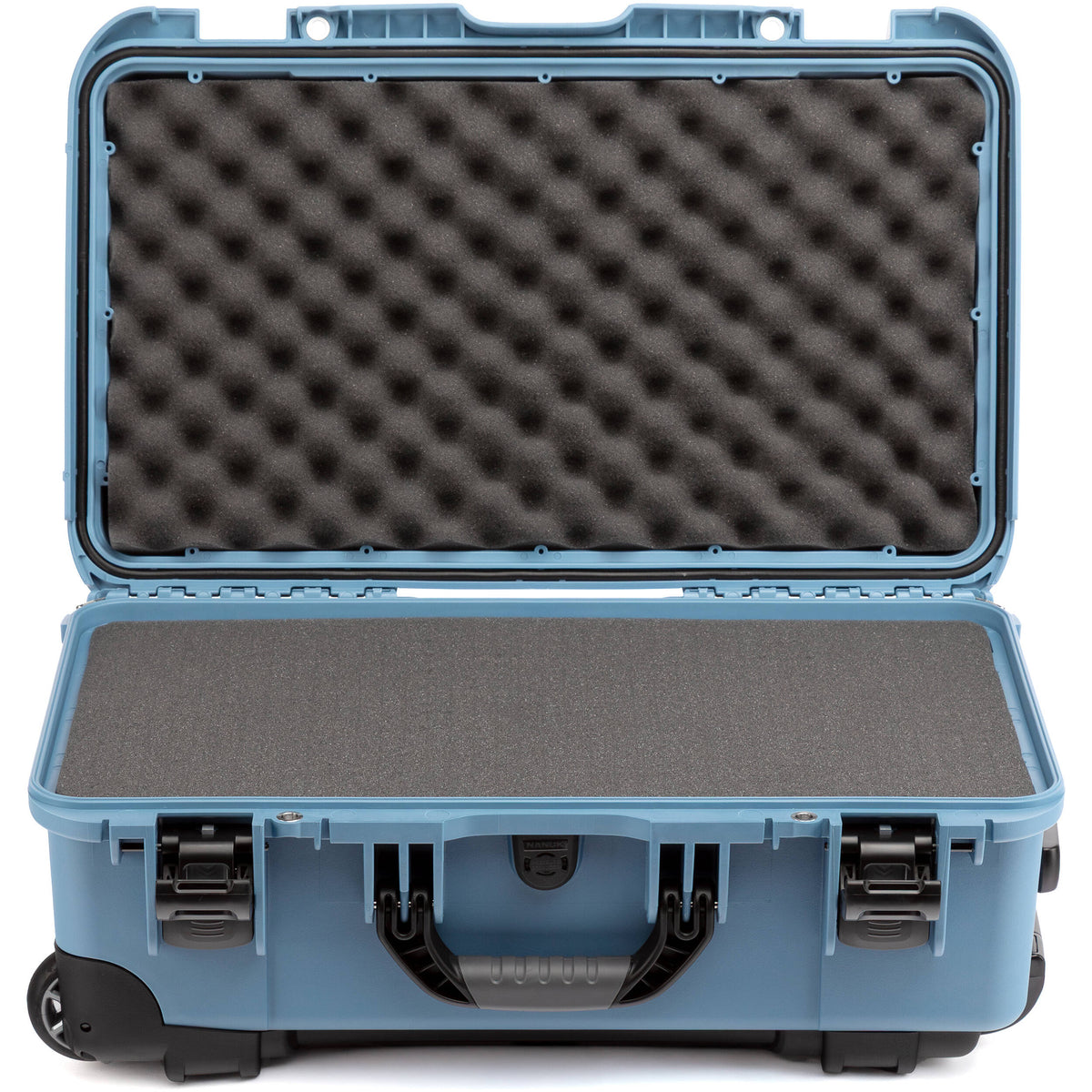 Estuche Rígido Nanuk 935 con ruedas con espuma (Cyan, 28.5L) - vista lateral