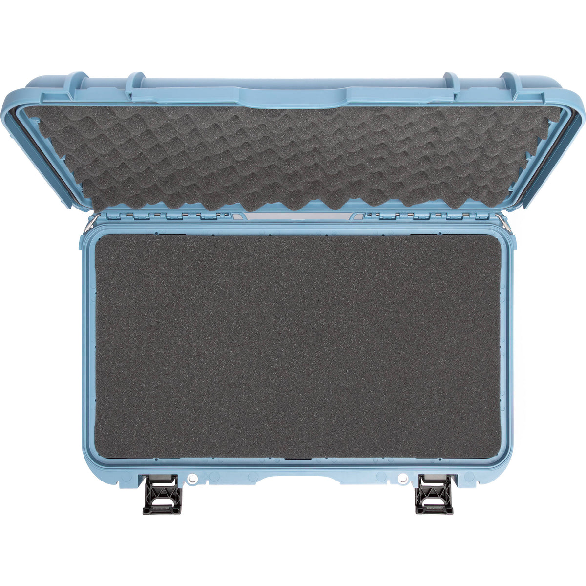 Estuche Rígido Nanuk 935 con ruedas con espuma (Cyan, 28.5L) - puertos y conexiones