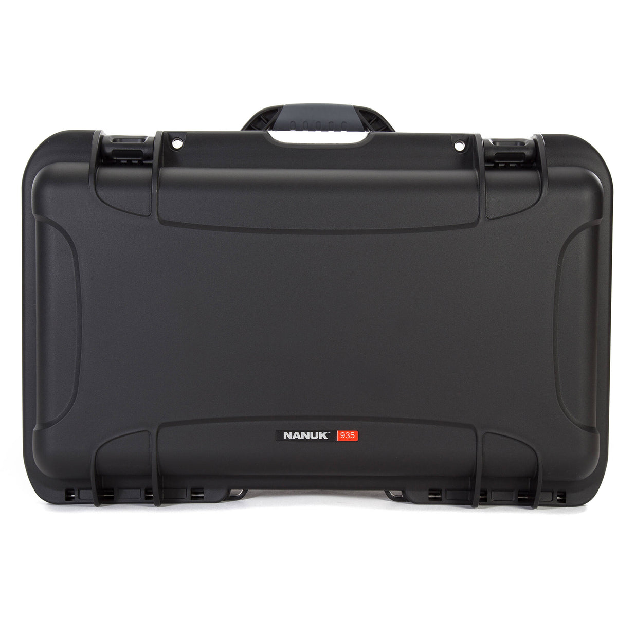 Estuche Rígido Nanuk 935 con ruedas con espuma (Negro, 28.5L) - vista frontal