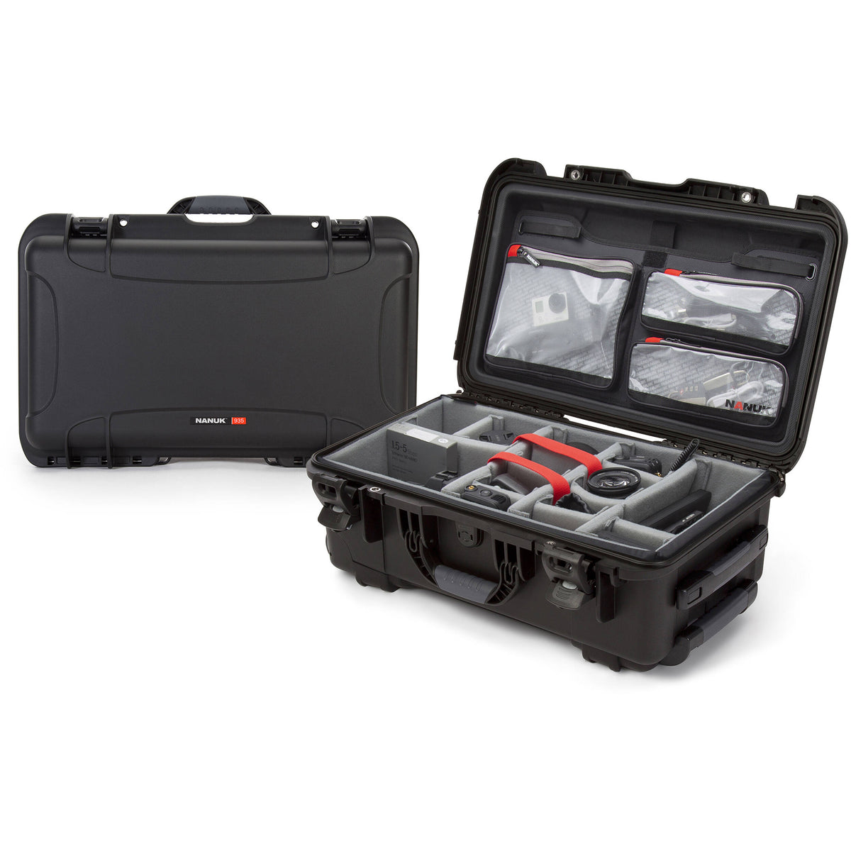 Estuche Rígido Nanuk 935 Pro Photo Kit (Negro, 28.5L) - vista principal
