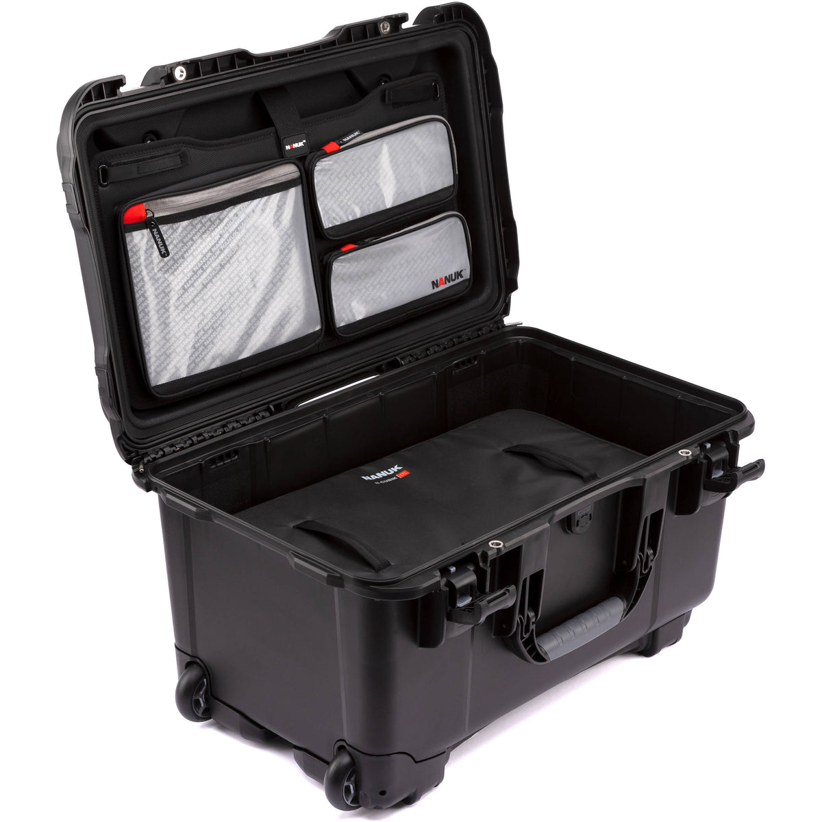 Estuche Rígido Nanuk 938 Pro Photo Kit con 25L N-Cubik inserto - vista lateral