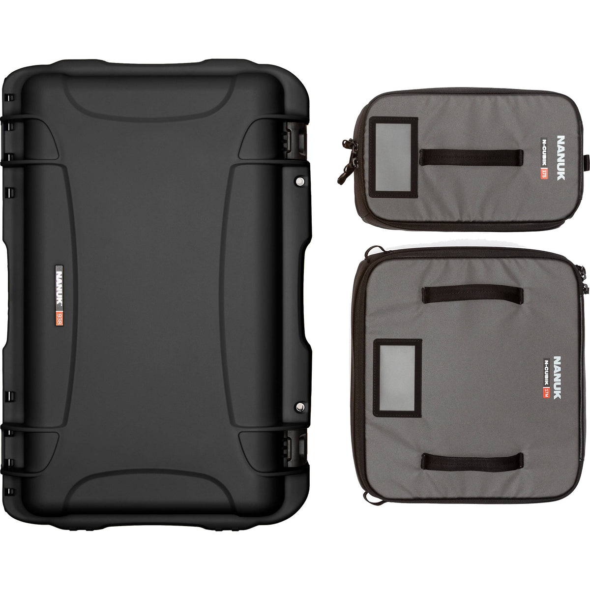 Estuche Rígido Nanuk 938 Pro Photo Kit con 8L y 16L N-Cubik inserto - detalle