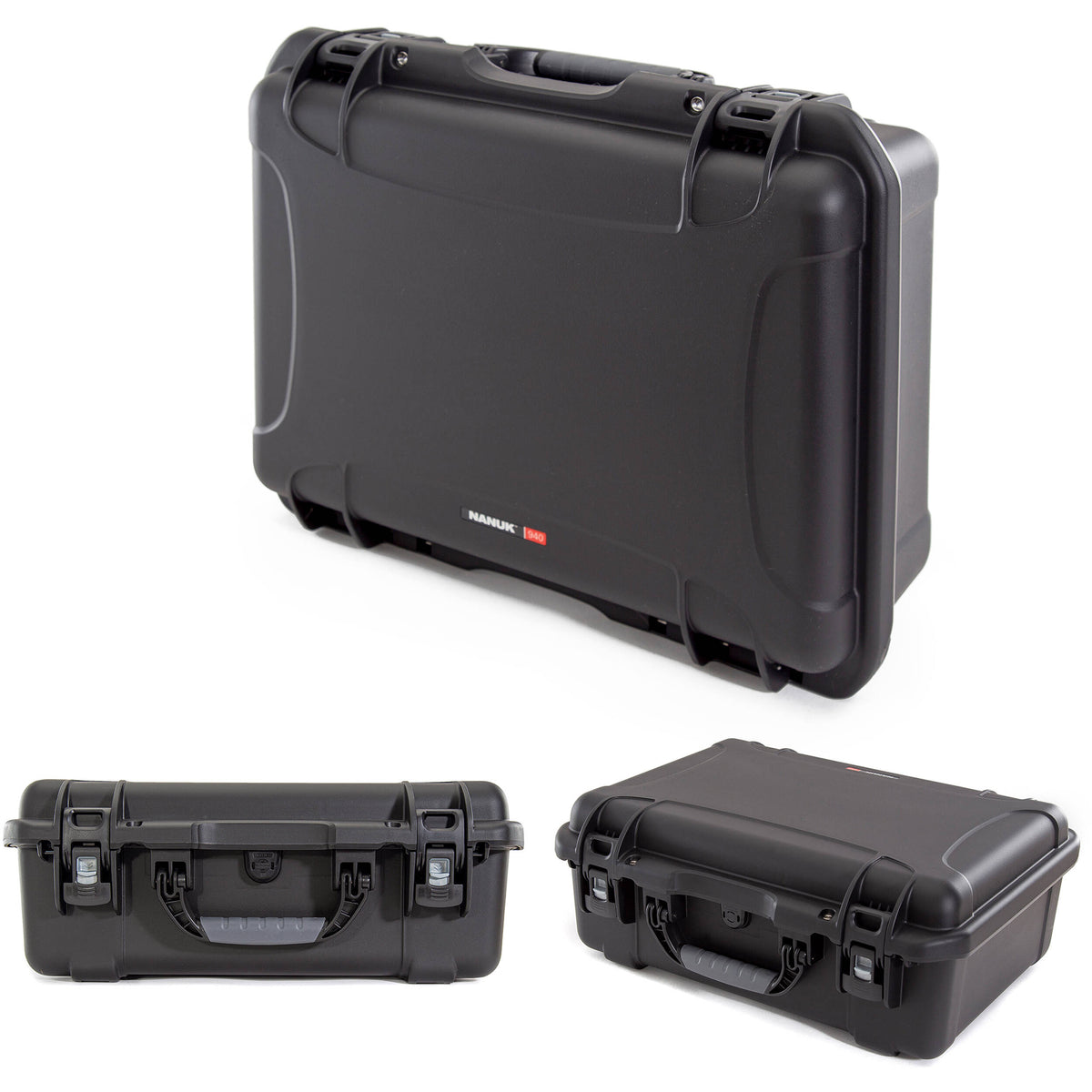 Estuche Rígido Nanuk 940 Pro Photo Kit (Negro, 36.7L) - vista trasera