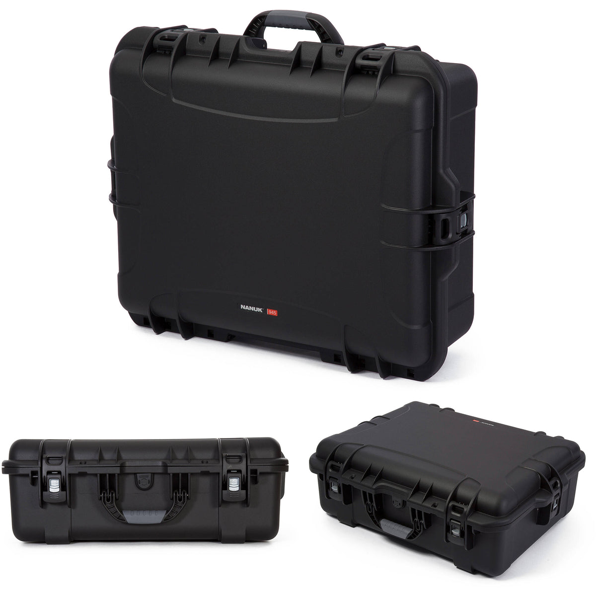 Estuche Rígido Nanuk 945 con espuma (Negro) - vista trasera