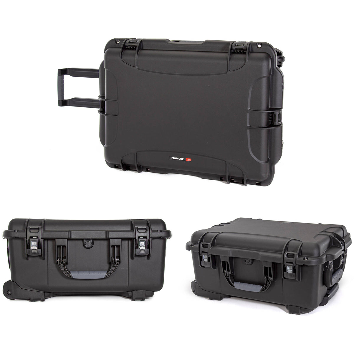Estuche Rígido Nanuk 955 con ruedas Hard Pro Photo Kit (Negro, 62.5L) - contenido de la caja