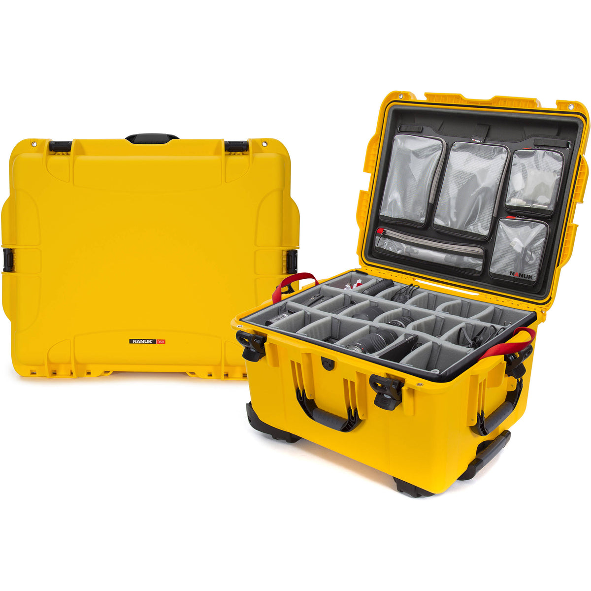 Estuche Rígido Nanuk 960 con ruedas Hard Pro Photo Kit (Amarillo, 79L) - vista principal