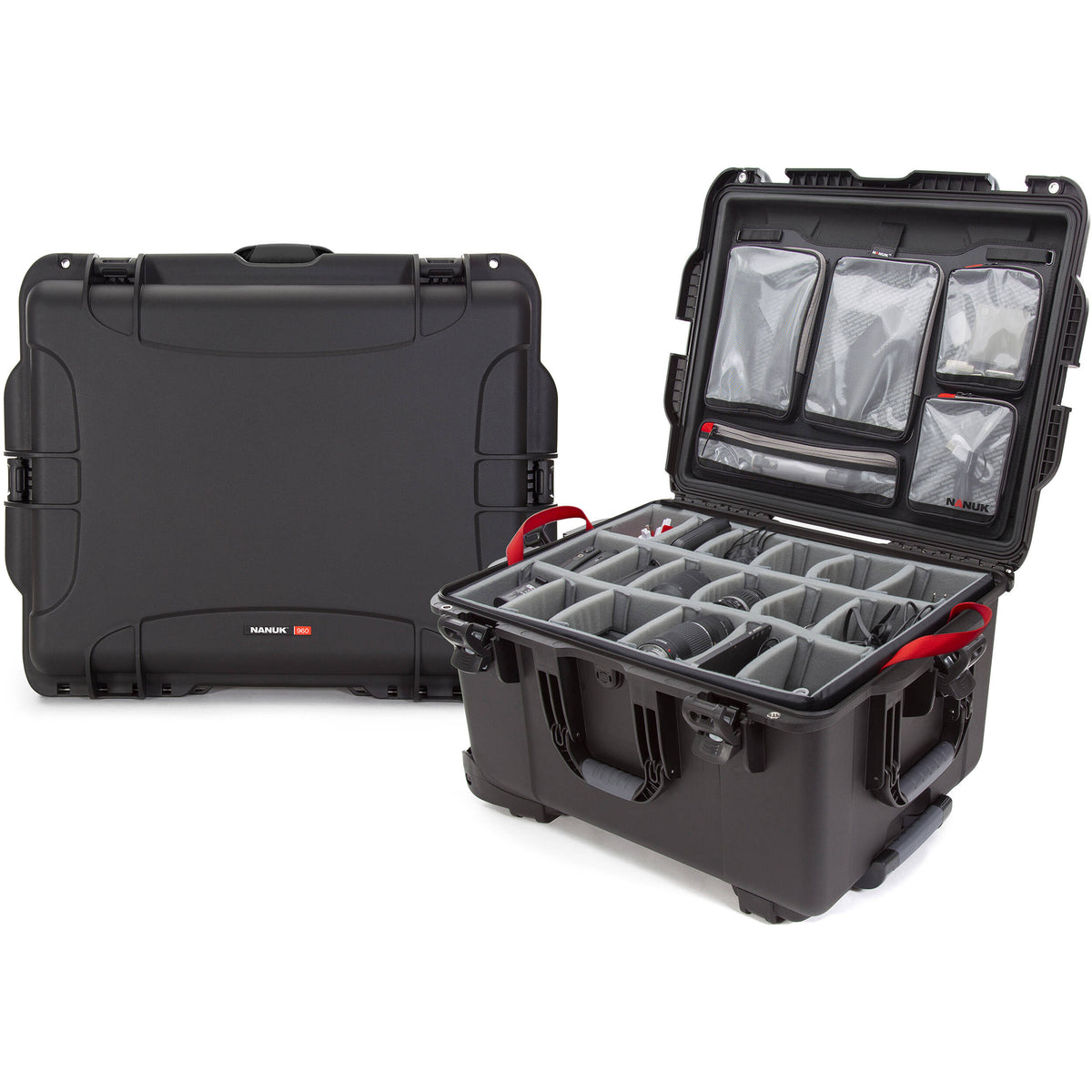 Estuche Rígido Nanuk 960 con ruedas Hard Pro Photo Kit (Negro, 79L) - vista principal