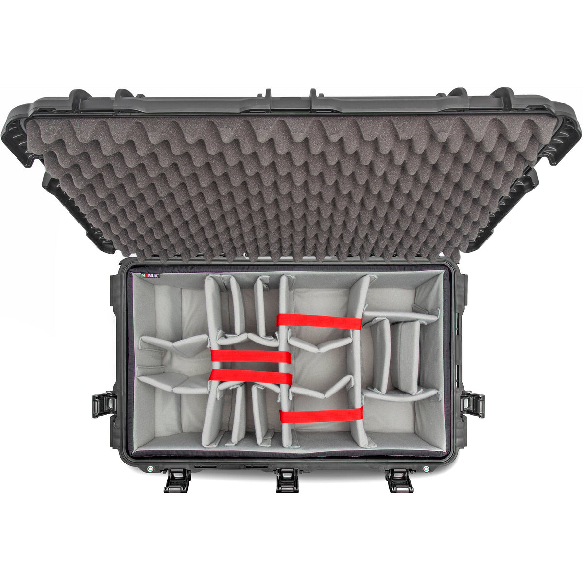 Estuche Rígido Nanuk 962 con ruedas Pro Photo Kit (Negro, 70L) - vista trasera