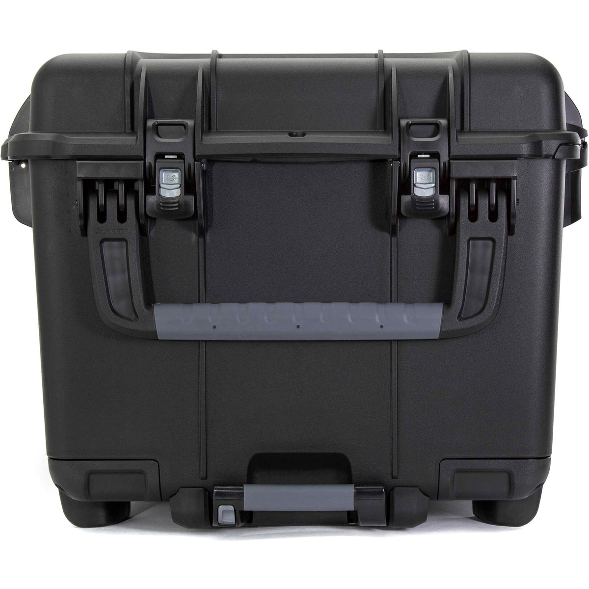 Estuche Rígido Nanuk 975S con ruedas con divisores acolchados y organizador en la tapa (Negro, 186L) - vista trasera