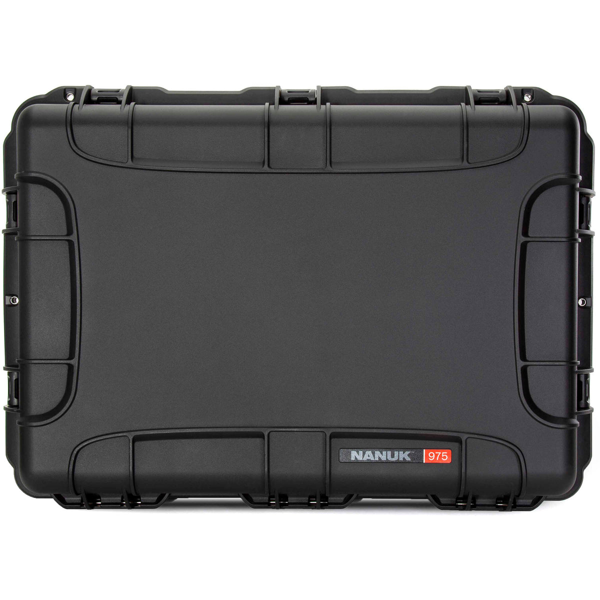 Estuche Rígido Nanuk 975T con divisores acolchados y organizador en la tapa (Negro, 186L) - vista trasera