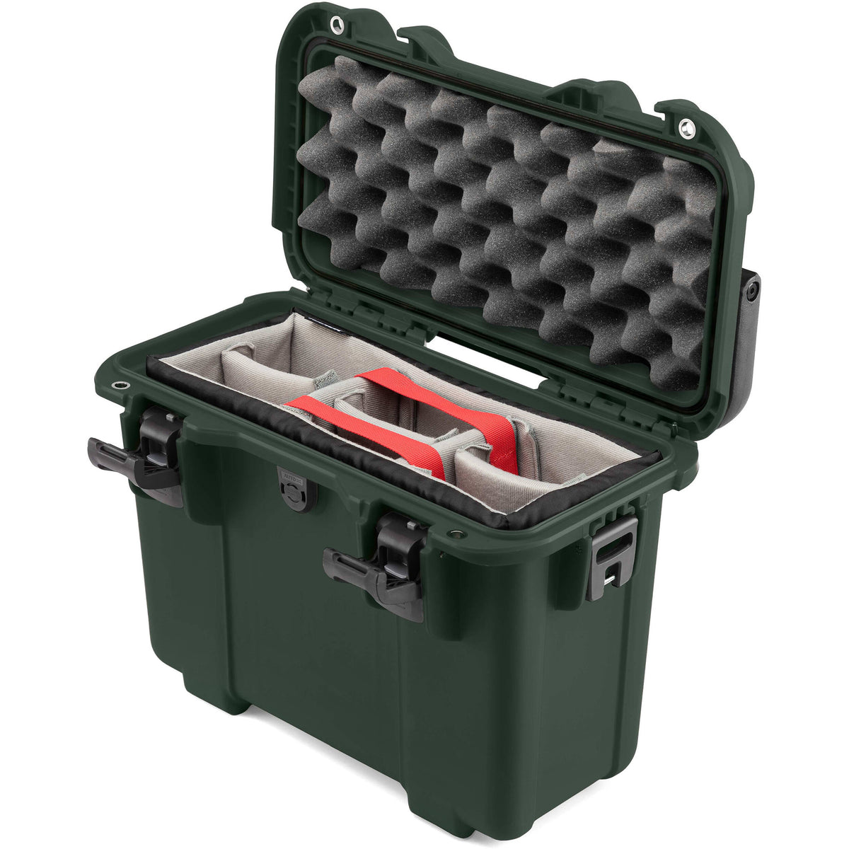 Estuche Rígido Nanuk T30 Top Loader con divisores acolchados (Verde oliva) - vista principal