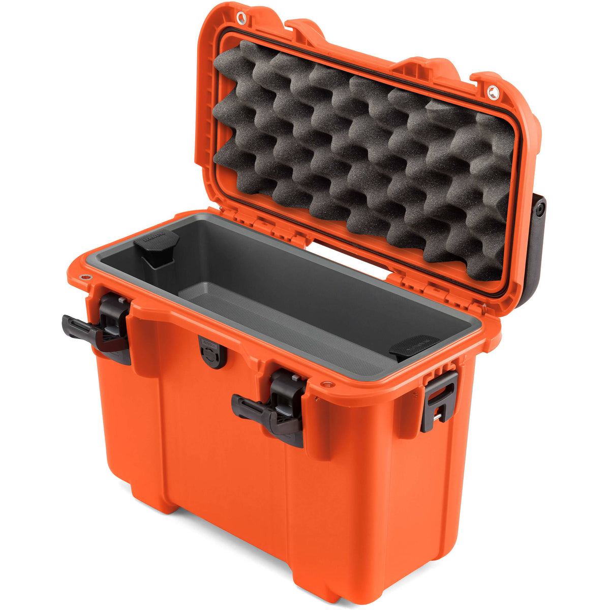 Estuche Rígido Nanuk T30 Top Loader con Tray y divisores (Naranja) - vista trasera
