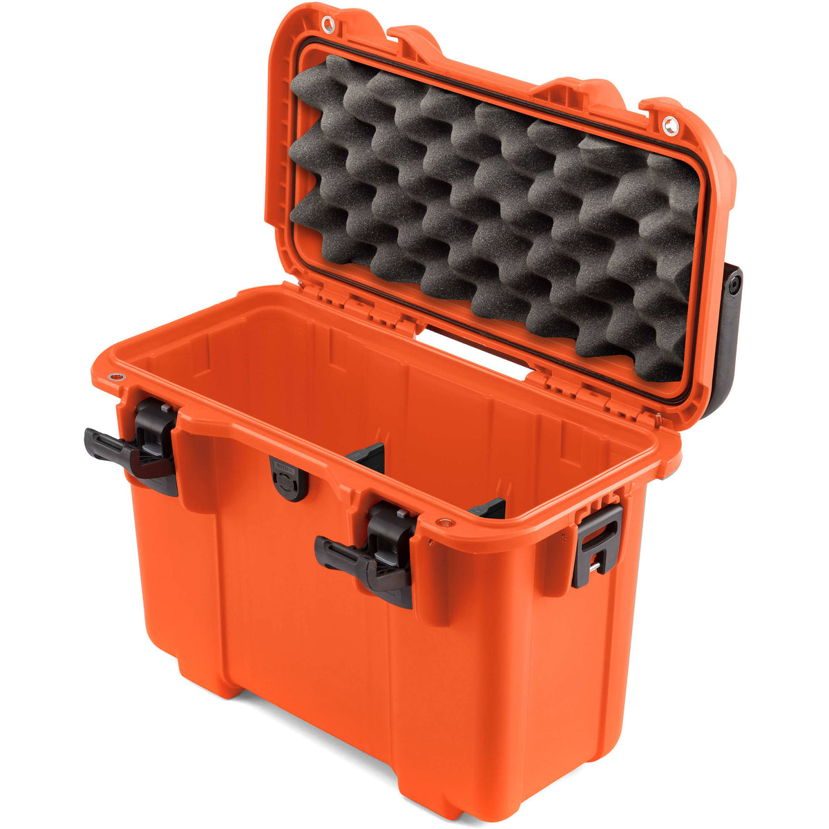 Estuche Rígido Nanuk T30 Top Loader con Tray y divisores (Naranja) - vista lateral