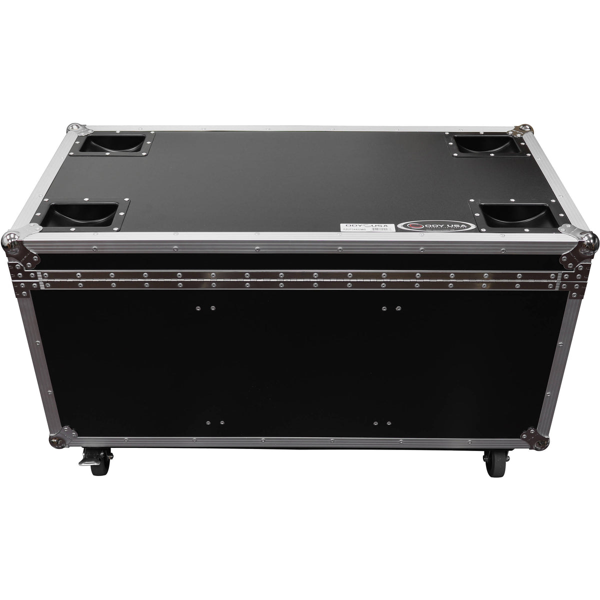Estuche Rígido Odyssey utilitario Trunk Touring de vuelo con divisores (Negro) - puertos y conexiones