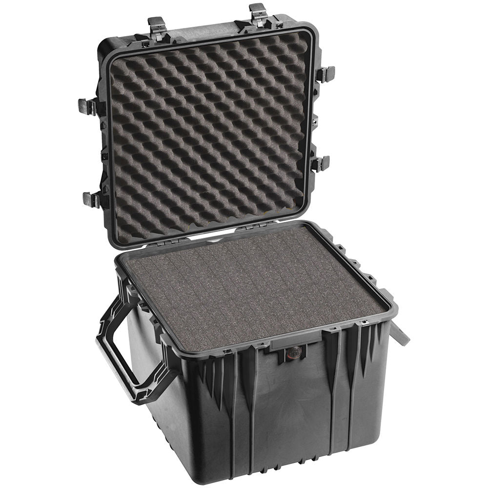 Estuche Rígido Pelican 0350 Cube con espuma (Negro) - vista principal