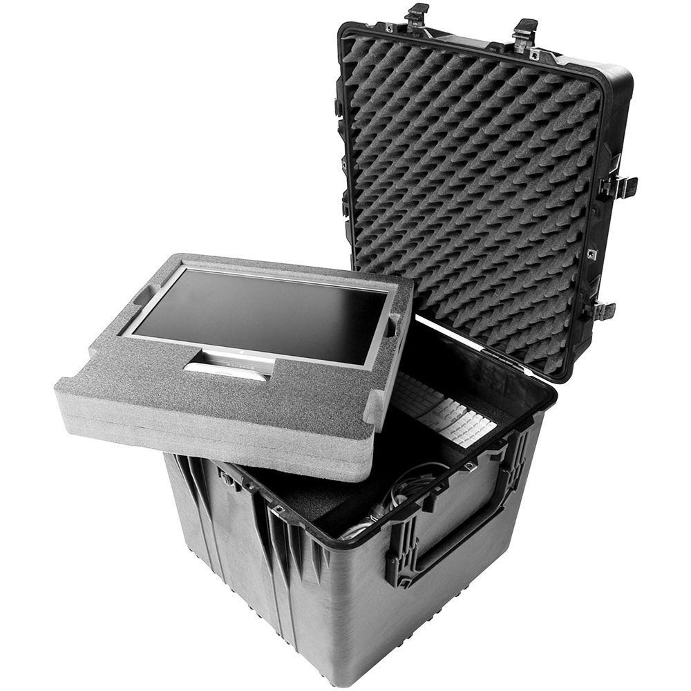 Estuche Rígido Pelican 0370 24" Cube con espuma (Negro) - vista principal