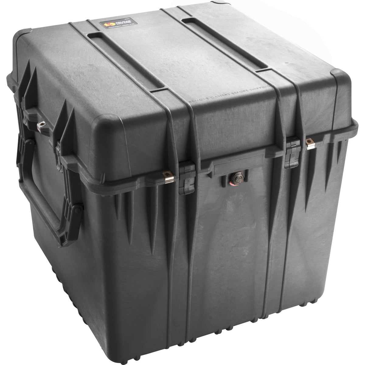 Estuche Rígido Pelican 0370 24" Cube con espuma (Negro) - vista frontal