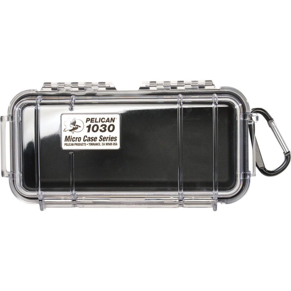 Estuche Rígido Pelican 1030 Micro (Negro Transparente con Colored Lining) - vista principal