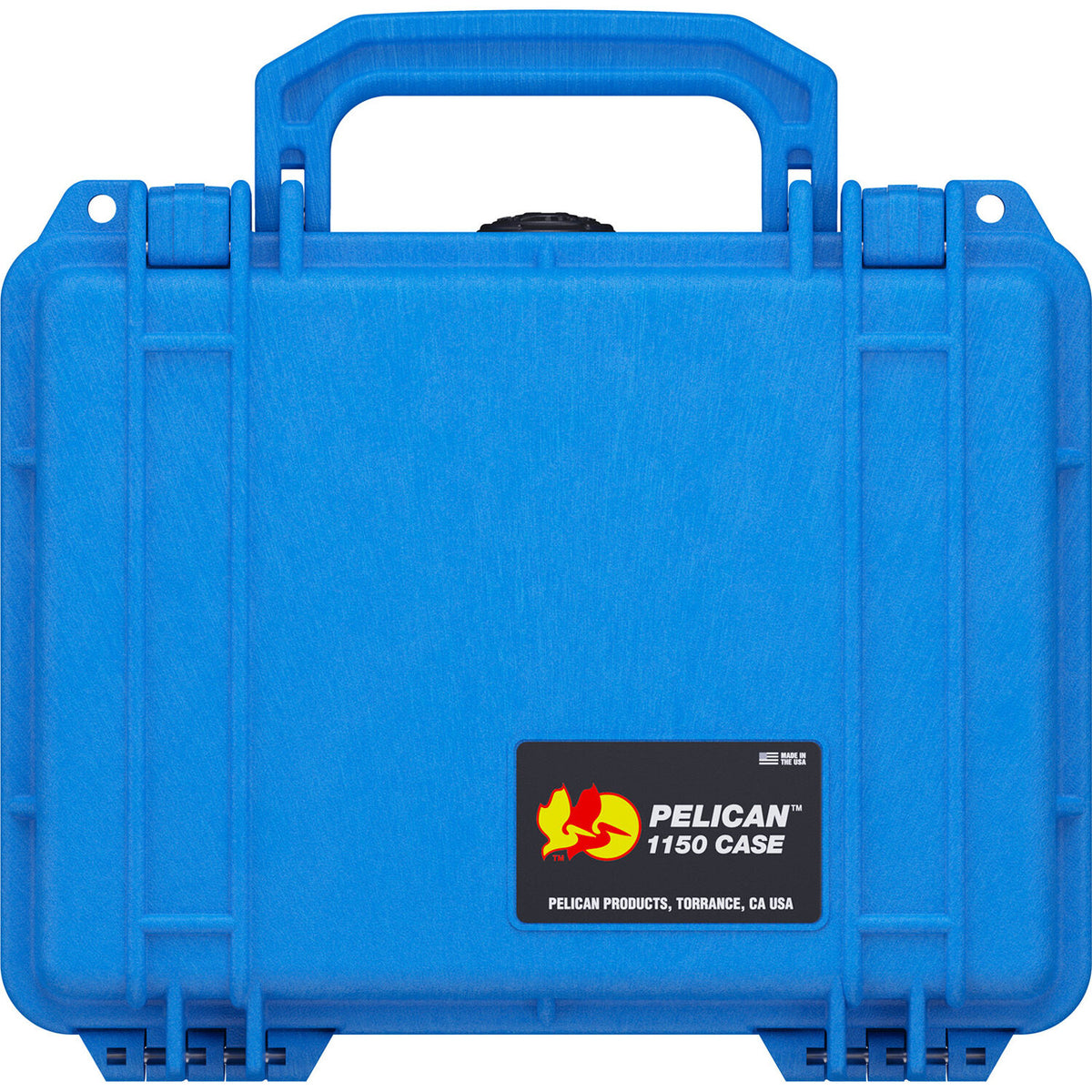Estuche Rígido Pelican 1150 con espuma (Azul) - vista trasera