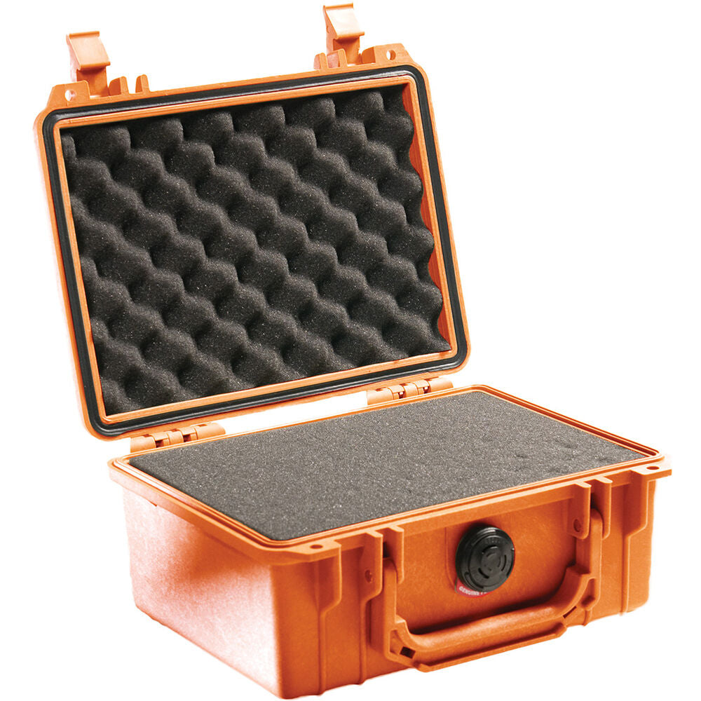 Estuche Rígido Pelican 1150 con espuma (Naranja) - vista principal