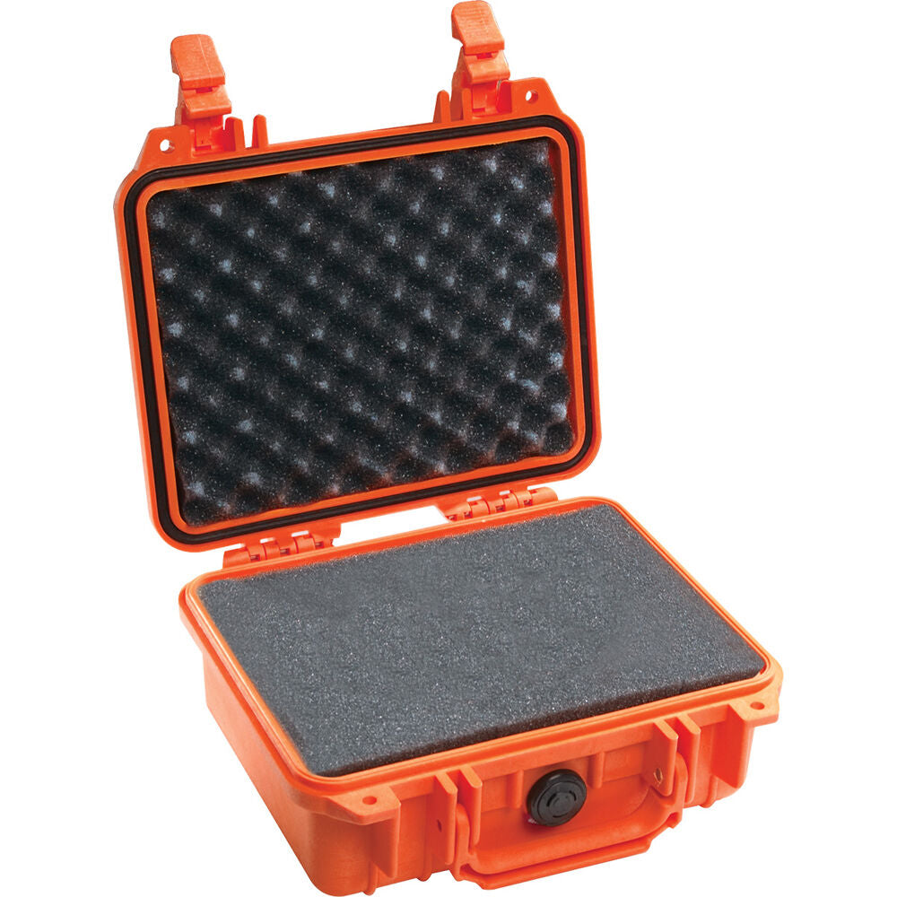 Estuche Rígido Pelican 1200 con espuma (Naranja) - vista principal