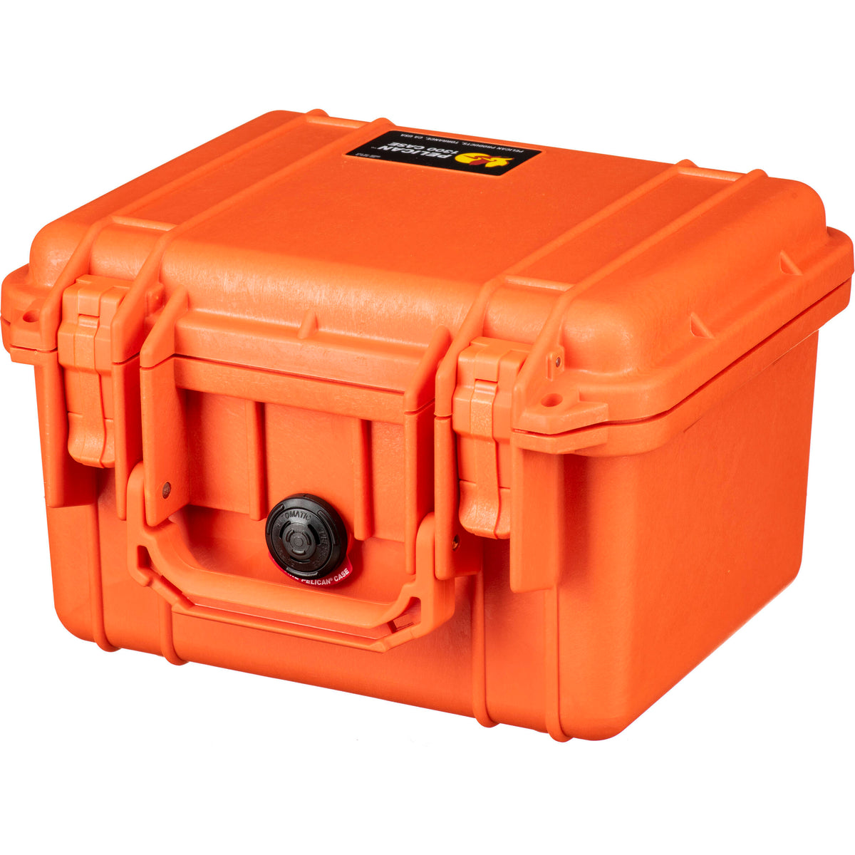 Estuche Rígido Pelican 1300 sin interior (Naranja) - vista trasera