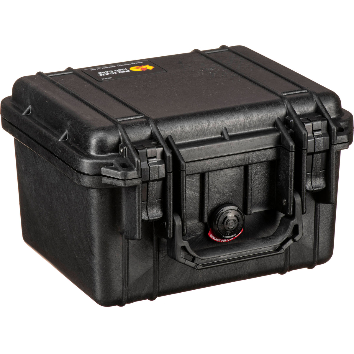 Estuche Rígido Pelican 1300 sin interior (Negro) - vista frontal