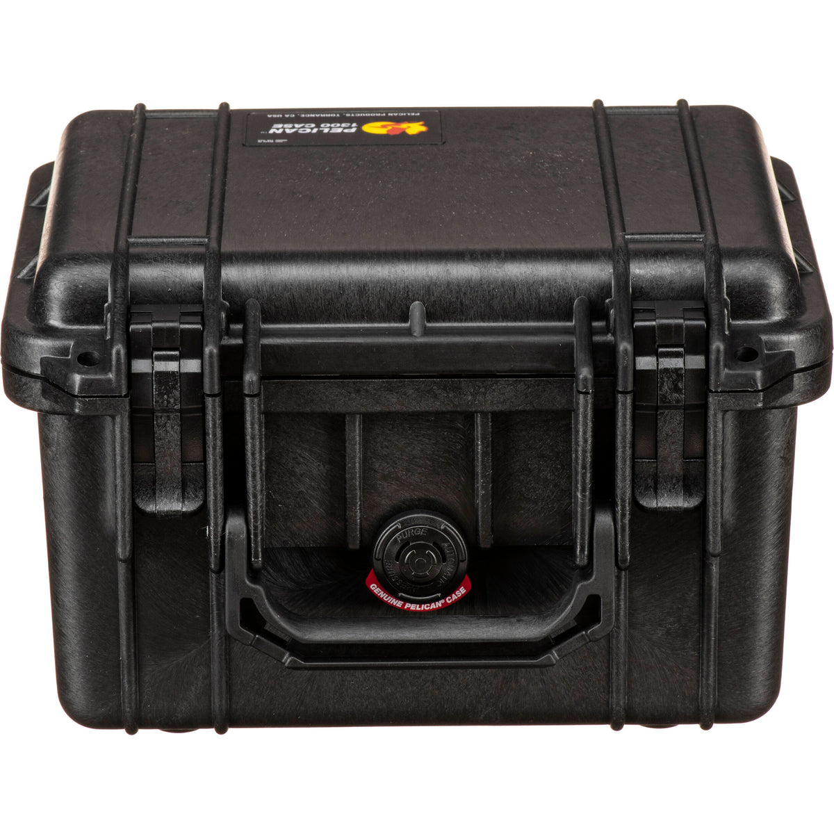 Estuche Rígido Pelican 1300 sin interior (Negro) - vista trasera