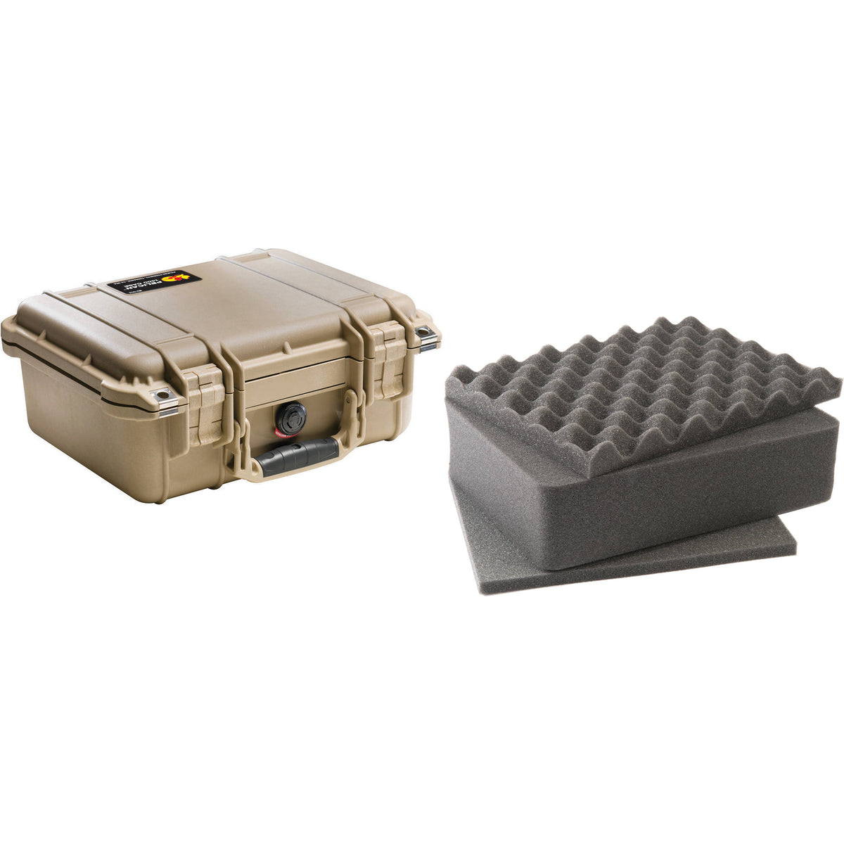 Estuche Rígido Pelican 1400 con espuma (Arena Desert) - vista principal