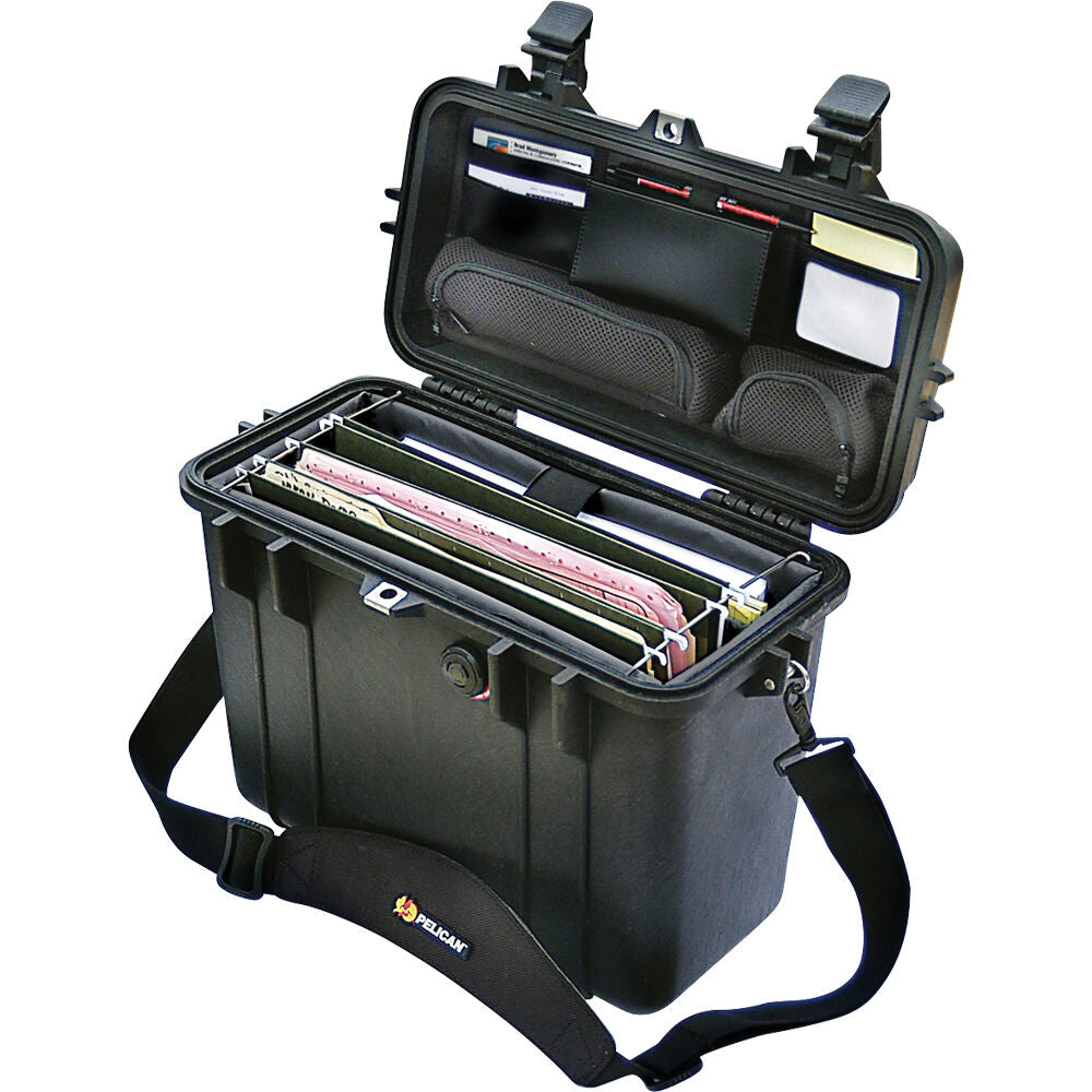 Estuche Rígido Pelican 1430 Top Loader v2 con Office divisores (Negro) - vista principal