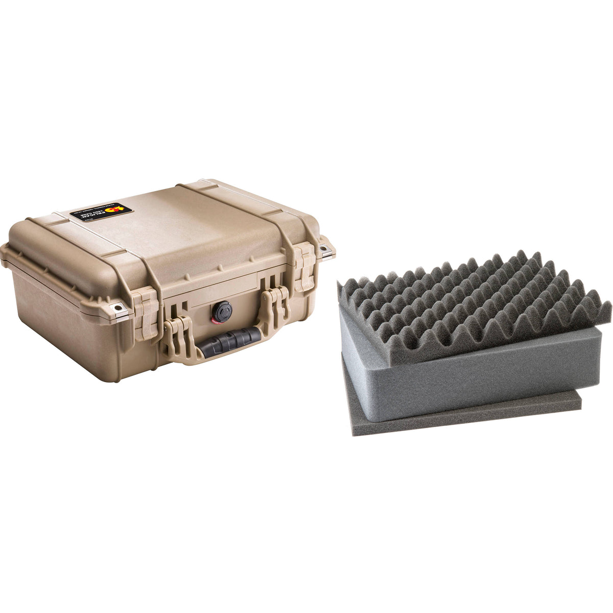 Estuche Rígido Pelican 1450 con espuma (Arena Desert) - vista principal