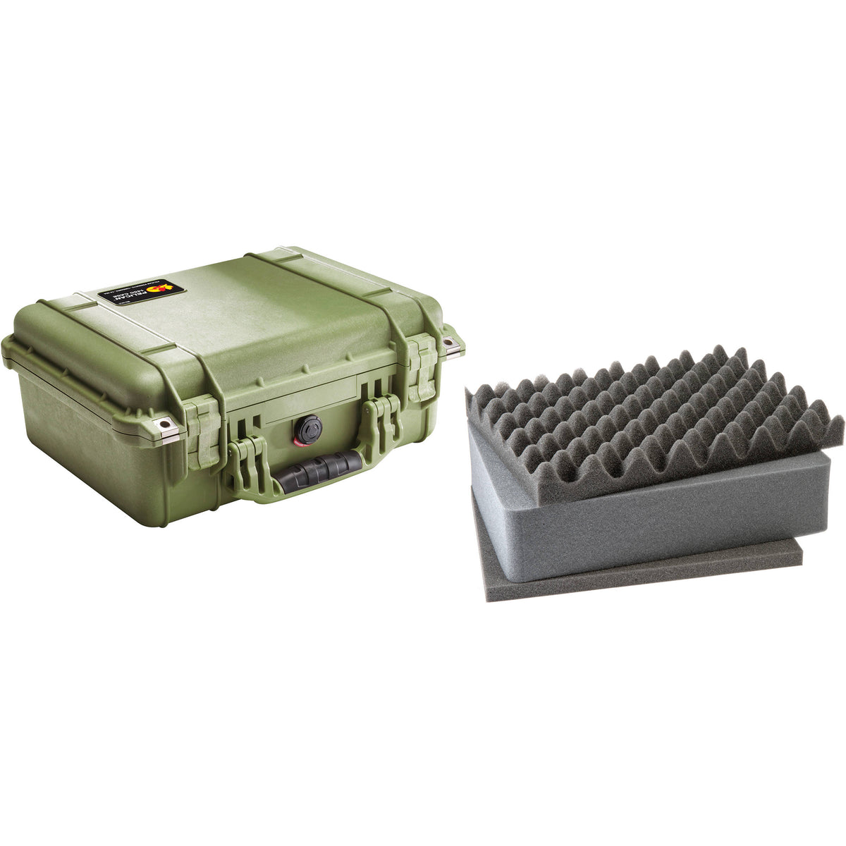 Estuche Rígido Pelican 1450 con espuma (Verde oliva Drab) - vista principal