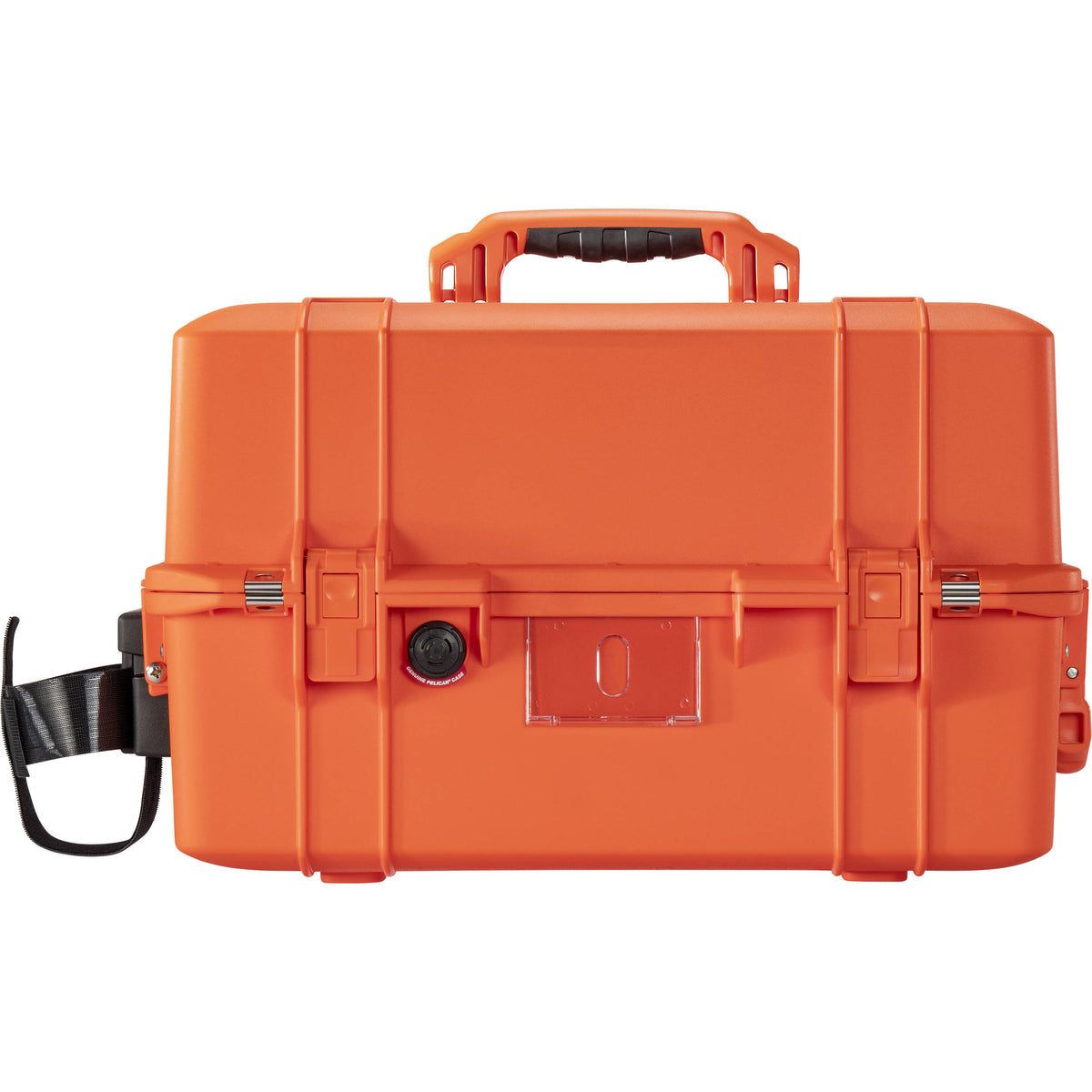 Estuche Rígido Pelican 1465EMS Air EMS con organizador y divisores (Naranja) - vista frontal