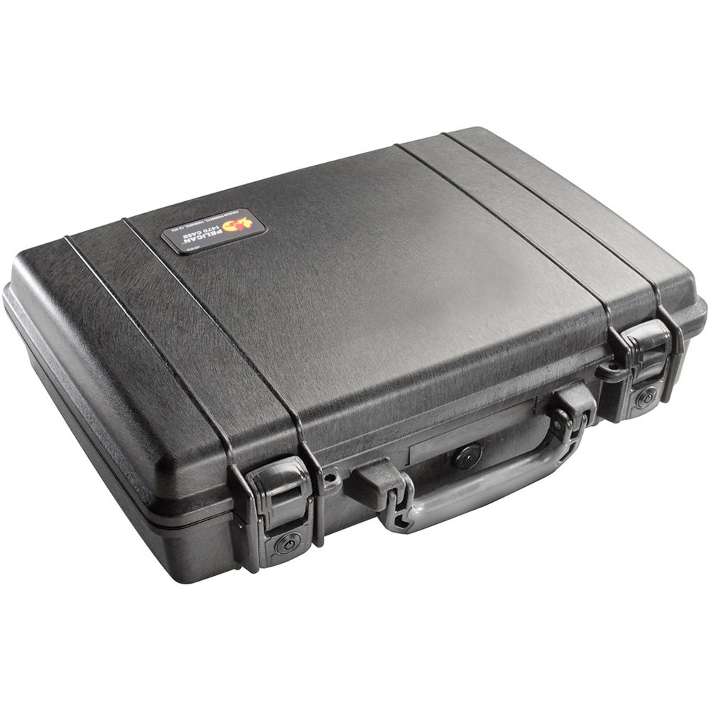 Estuche Rígido Pelican 1470NF Computer sin interior (Negro) - vista frontal