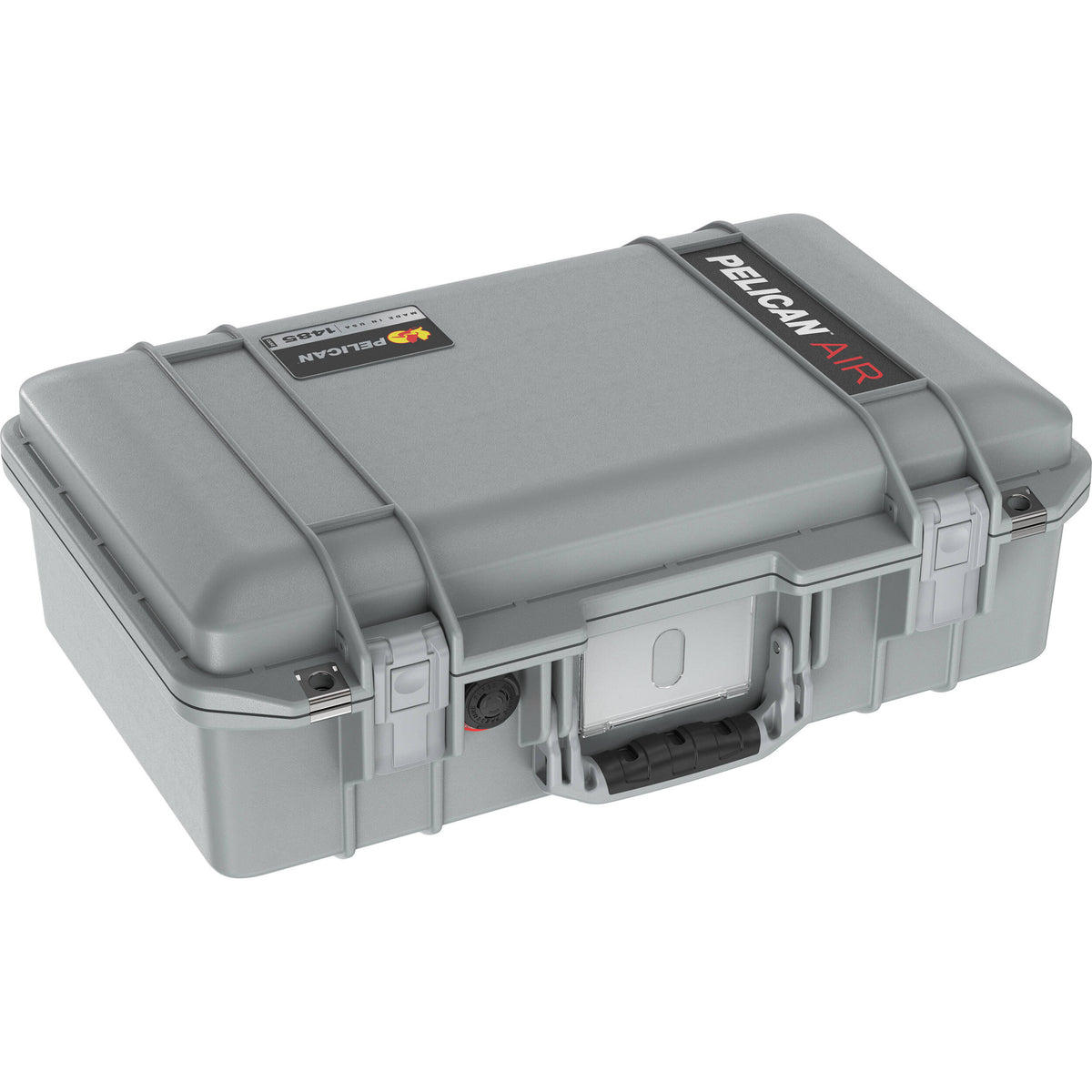 Estuche Rígido Pelican 1485AirNF con forro, No con espuma (Plateado) - vista frontal