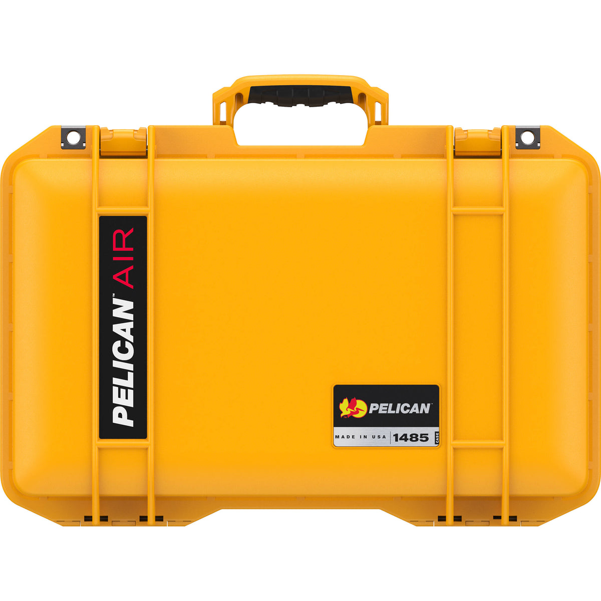 Estuche Rígido Pelican 1485AirNF Hard Carry con Liner, sin interior (Amarillo) - vista trasera