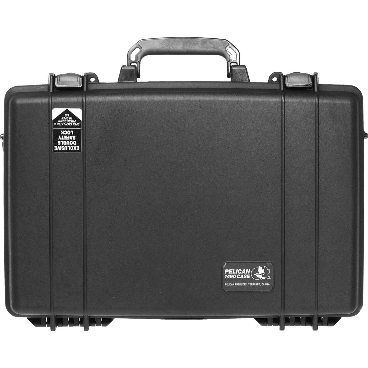 Estuche Rígido Pelican 1490CC1 Protector Laptop con organizador en la tapa y Tray - vista frontal