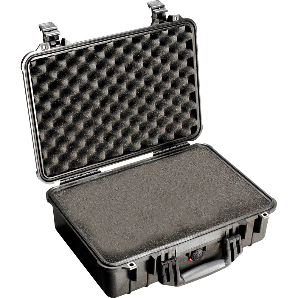 Estuche Rígido Pelican 1500 con espuma (Negro) - vista principal