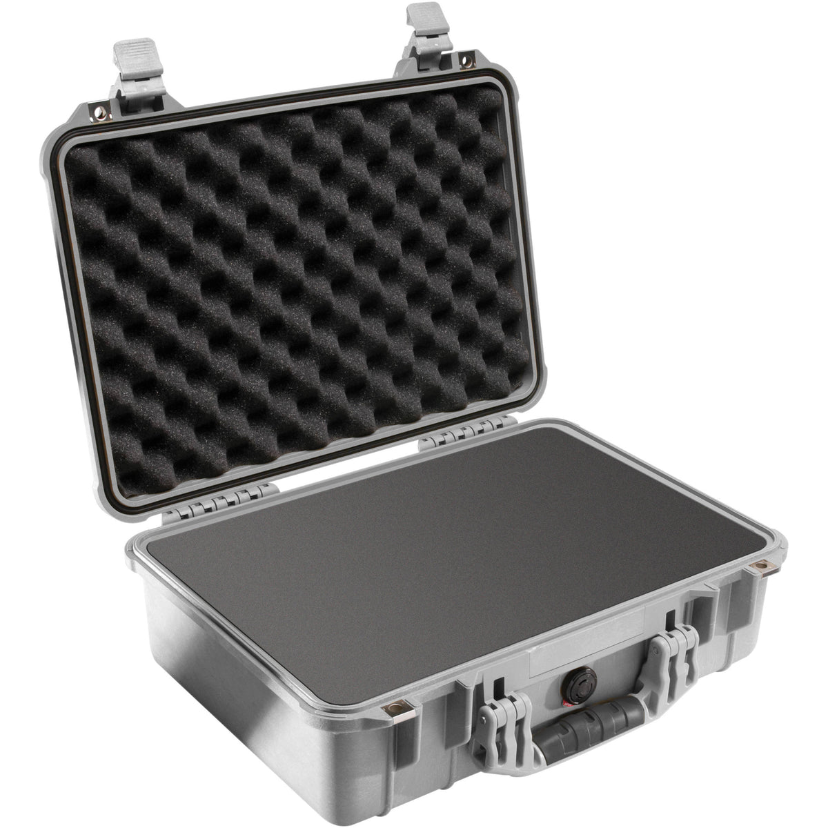 Estuche Rígido Pelican 1500 con espuma (Plateado) - vista principal