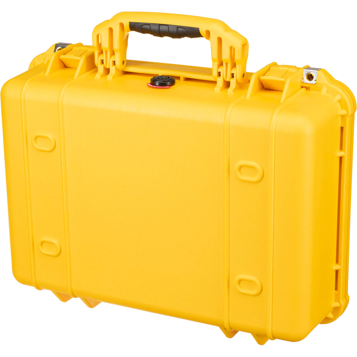 Estuche Rígido Pelican 1500NF sin espuma (Amarillo) - puertos y conexiones