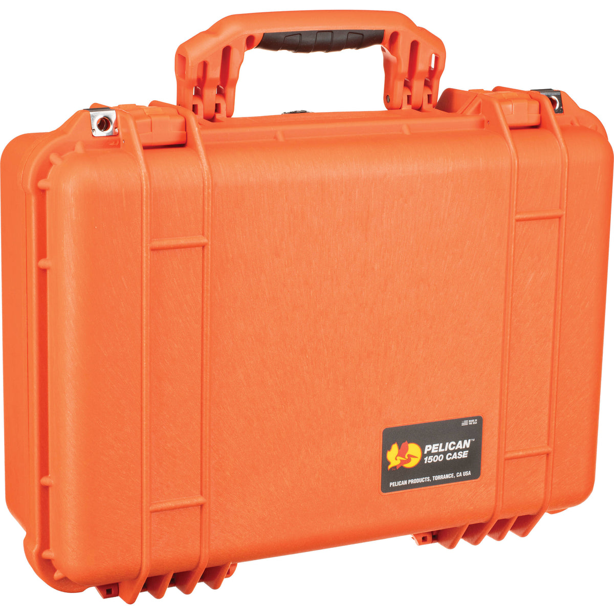 Estuche Rígido Pelican 1500NF sin interior (Naranja) - vista principal
