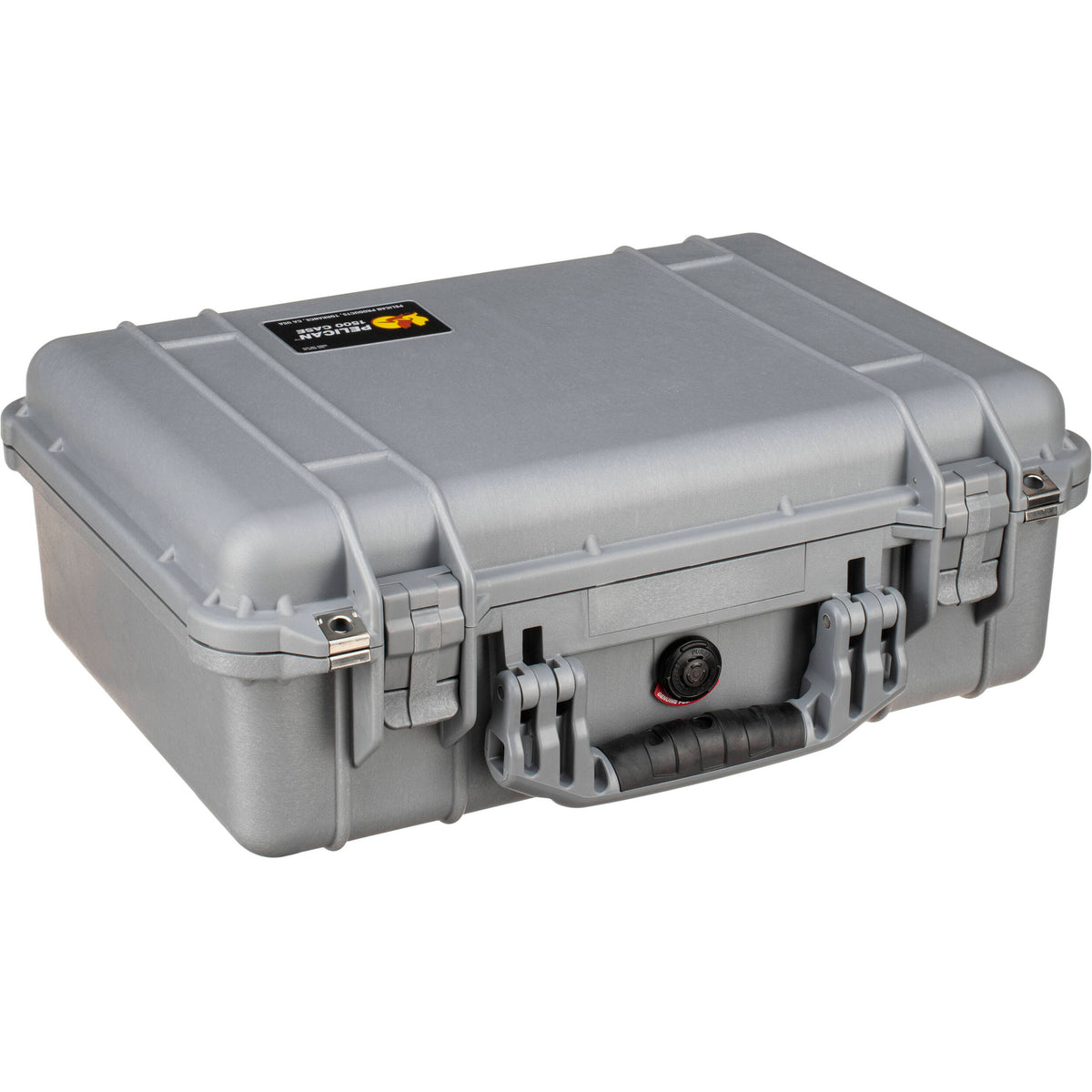 Estuche Rígido Pelican 1500NF sin interior (Plateado) - contenido de la caja