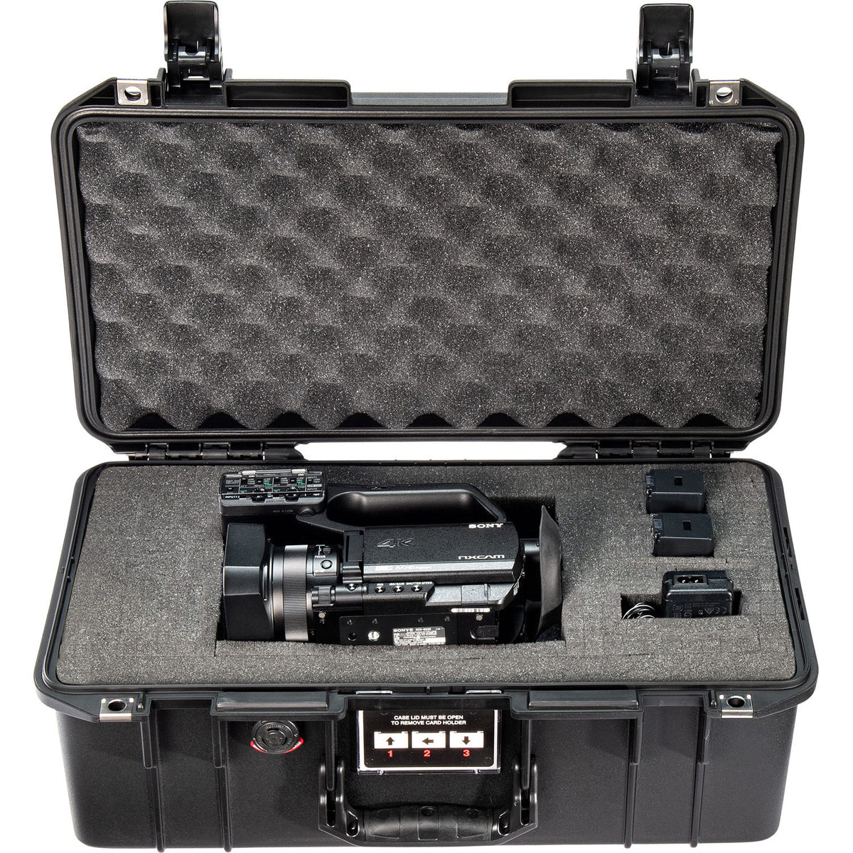 Estuche Rígido Pelican 1506 Air con espuma (Negro) - detalle